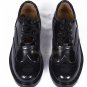 Men's Scottish Leather Ghillie Brogues kilt shoes  100% Black Leather Kilt Boots With Kilt Socks
