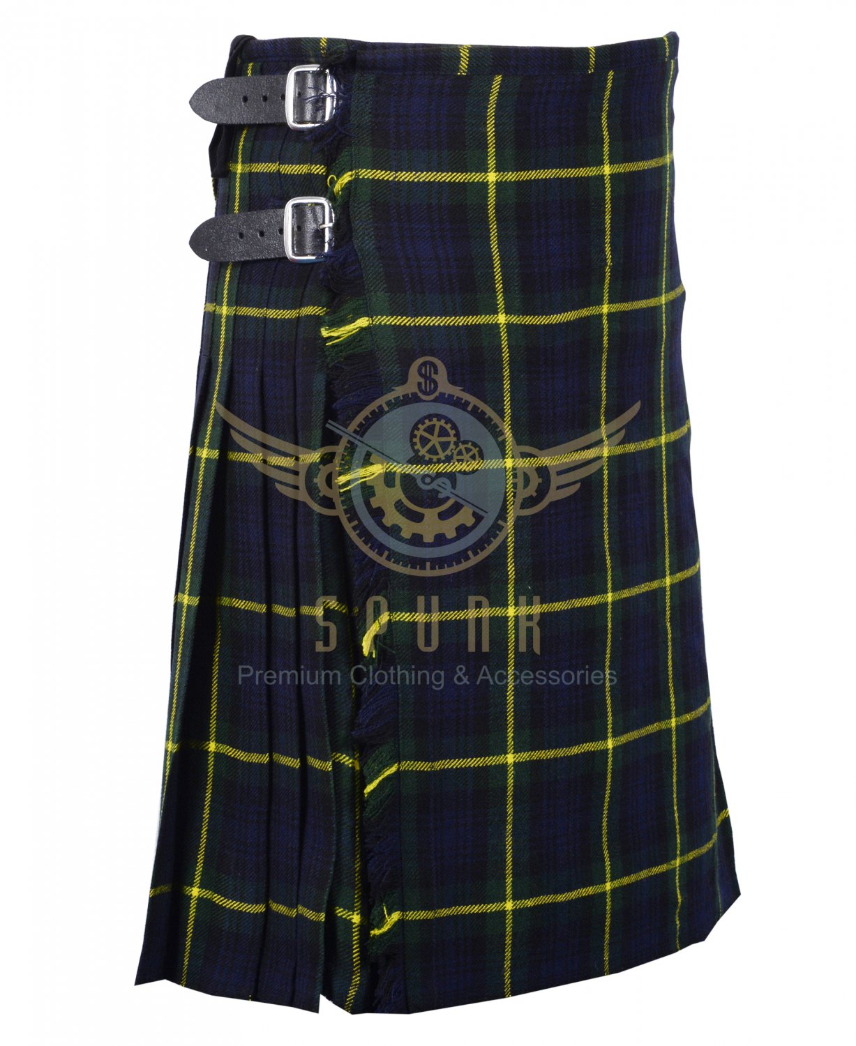 Scottish Gordon 8 Yard KILT For Men Highland Acrylic Tartan Traditional Kilt