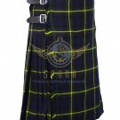 Scottish Gordon 8 Yard KILT For Men Highland Acrylic Tartan Traditional Kilt