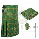 8 Yard Traditional Scottish Kilt For Men Irish Tartan- Free Accessories