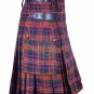Scottish Men's Modern utility kilt - Two Cargo Pockets Kilt Cameron Tartan