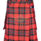 Scottish Men's Modern utility kilt - Two Cargo Pockets Kilt Macgregor Tartan Scottish Men's Modern utility kilt - Two Cargo Pockets Kilt Macgregor Tartan