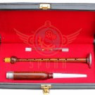 Scottish Highland Bagpipe Practice Chanter With Carrying case & Reeds
