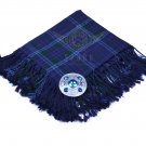 Scottish Traditional Spirit of Scotland Tartan Kilt FLY PLAID & Brooch -Fly plaid Size (48 X 48)