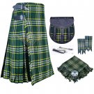 Scottish 8 Yard KILT Traditional 8 yard Tartan KILT st-patrick 8 yard kilt With Accessories
