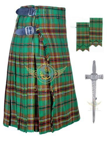 Men's Scottish Tara Murphy Tartan 8 Yard KILT Highland Traditional 8 Yard KILT