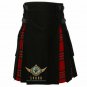 Men's Scottish Royal Stewart Hybrid Utility Kilt Cotton & Tartan Kilt package