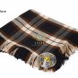 Men's Scottish Rose Ancient 8 Yard KILT Flashes - Kilt Pin - Fly plaid - Brooch Kilt