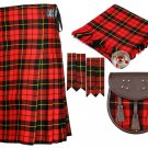 Scottish Wallace 8 Yard KILT - Wallace Tartan 8 yard KILT - With Free Accessories Kilt Scottish Wallace 8 Yard KILT - Wallace Tartan 8 yard KILT - With Free Accessories Kilt
