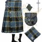 Men's Scottish Anderson 8 Yard KILT With Kilt pin - Flashes- Brooch - Sporran