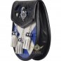 Scottish Leather KILT SPORRAN Bag Saltire Flag Design With Free Chain Belt
