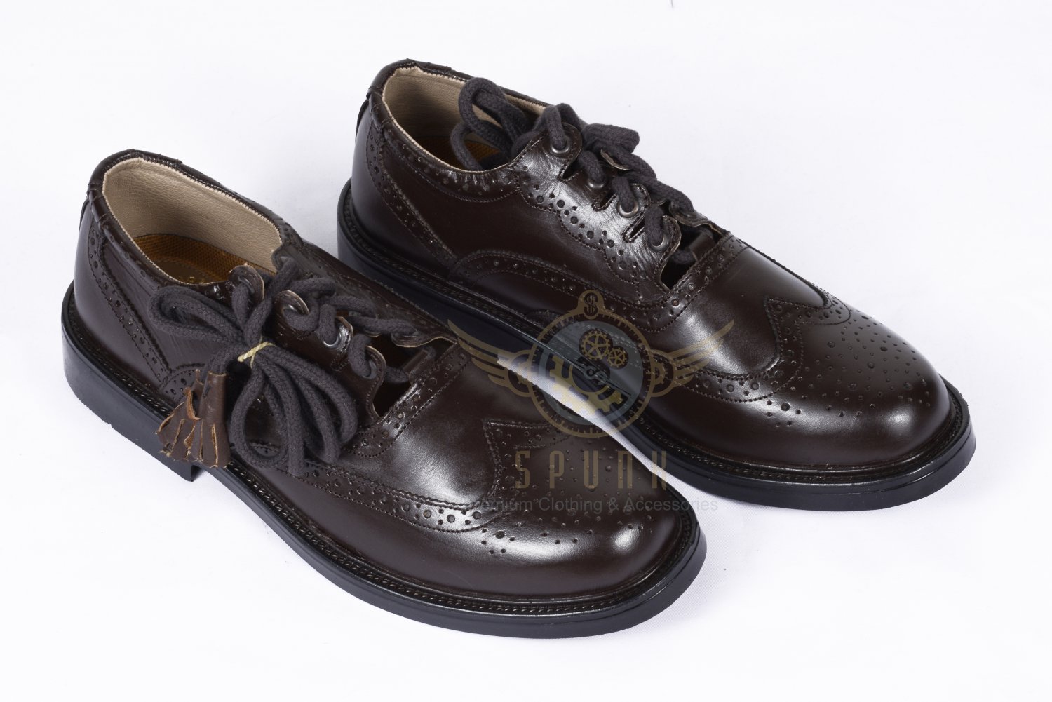 Scottish Brown Ghillie Brogue KILT Shoes 100 Genuine