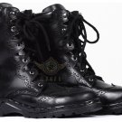 Men's Scottish Ghillie Brogue Kilt Long Boots Shoes- 100% Genuine Leather Kilt Shoes Boots