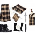 Scottish Rose Ancient 8 Yard KILT Traditional Tartan KILT - With Free Accessories Package