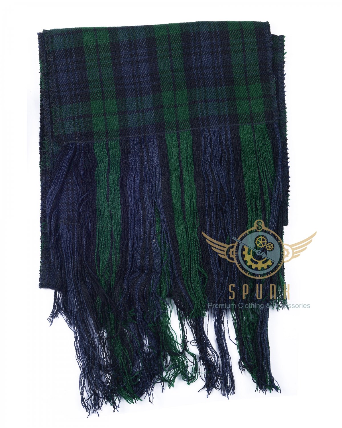 Scottish Highland Black Watch Scarf Clan Tartan Sash Scarf 90 X 12