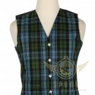 Men's Scottish Campbell Ancient VEST 5 Buttons Vest Acrylic Tartan Vest - Wedding Vest Men's Scottish Campbell Ancient VEST 5 Buttons Vest Acrylic Tartan Vest - Wedding Vest