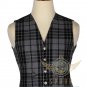 Men's Scottish Grey Watch VEST 5 Buttons Vest Acrylic Tartan Vest - Wedding Vest