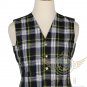 Men's Scottish Dress Gordon VEST 5 Buttons Vest Tartan Vest - Wedding Vest