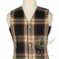 Men's Scottish Rose Ancient Tartan VEST 5 Buttons Vest -Wedding Vest