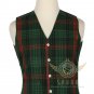Men's Scottish Ross Hunting Modern Tartan VEST 5 Buttons Vest - Wedding Vest