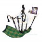 BAGPIPES Highlander Scottish Irish Rosewood With Tutor Book Carry Bag Practice Chanter