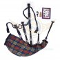 BAGPIPES Highlander Scottish IRN BRU Rosewood With Tutor Book Carry Bag Practice Chanter