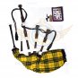 BAGPIPES Highlander Scottish Macleod of Lewis Rosewood With Tutor Book Carry Bag Practice Chanter