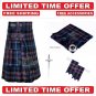 Scottish Pride of Scotland Utility Kilt For Men With Free Accessories