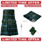 Scottish Handmade Campbell Ancient Utility Kilt For Men With Free Accessories
