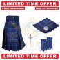 Scottish Spirit of Scotland Tartan Utility Kilt For Men With Free Accessories -