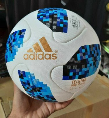 ADIDAS TELSTAR WHITE Blue RUSSIA SOCCER MATCH BALL Size 5 FIFA World Cup Football 2018