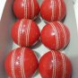 Leather cricket Hard Ball Handmade Red Ball Premium Quality For professionals pack of 6 Balls