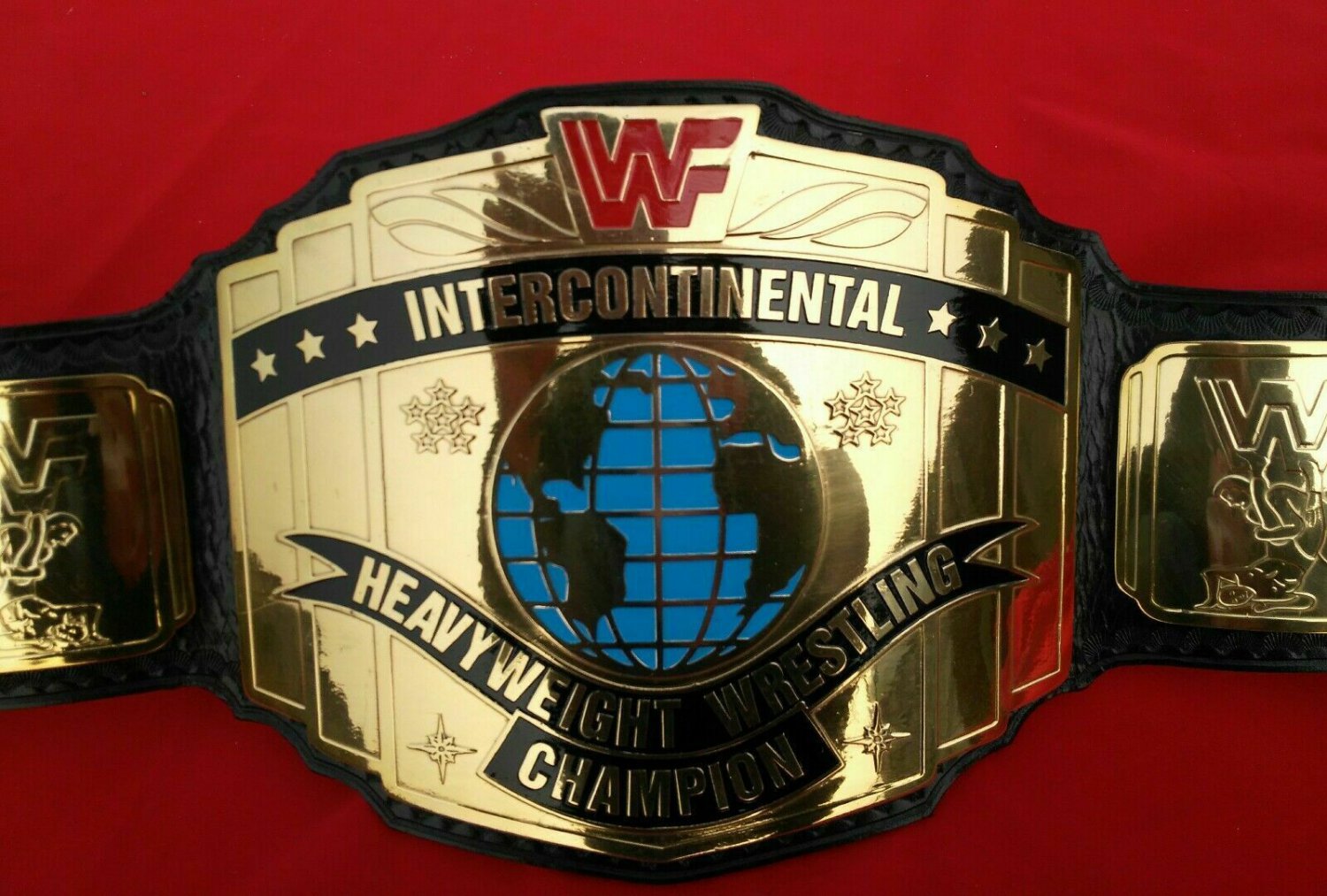 WWF INTERCONTINENTAL / IC CHAMPIONSHIP BELT IN 2MM THICK BRASS PLATES