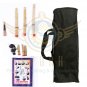 BAGPIPES Highlander Scottish Natural Finish Rosewood Bagpipe with Practice Chanter
