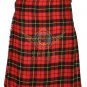Men's Scottish Wallace 8 Yard KILT Wallace Fabric 8 Yard KILT with Flashes
