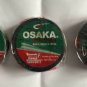 Osaka PVC Tape Roll Cricket Tennis Black Packet 8 Mil x 18mm x 10yds Pack of 12