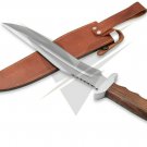16.0 BEAUTIFUL CUSTOM HANDMADE D2 TOOL STEEL HUNTING BOWIE KNIFE WITH SHEATH 16.0 BEAUTIFUL CUSTOM HANDMADE D2 TOOL STEEL HUNTING BOWIE KNIFE WITH SHEATH