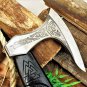 High Carbon Steel Axe with Sheath| Hand Forged Viking AXE |Birthday Gift For Him