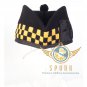 Scottish Military PIPER HAT BLACK Wool GLENGARRY DOUBLE DICED HAT Scott Cap\Hat