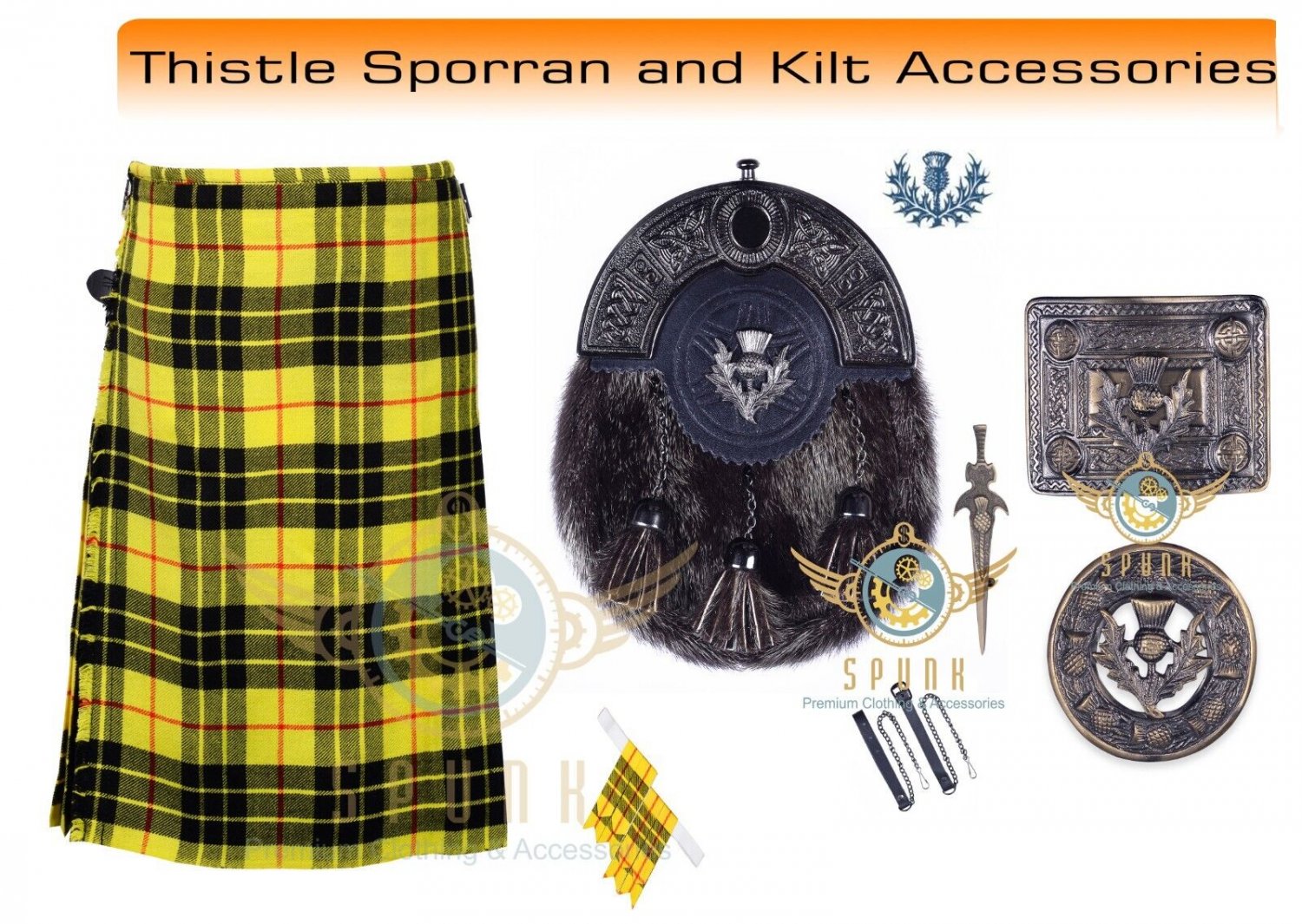 Scottish Macleod of Lewis 8 yard Kilt Men's Traditional Highland 8 yard kilt Set