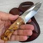 Hunting Knife 1075 Carbon Steel and Bushcraft Knife with sheath