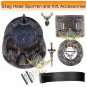 Scottish KILT  Stag Head Design SPORRAN Seal Skin with Kilt Accessories Belt