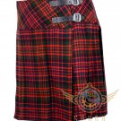 Scottish Acrylic Macdonald Tartan Ladies Skirt for women Knee Length Tartan Pleated Kilts