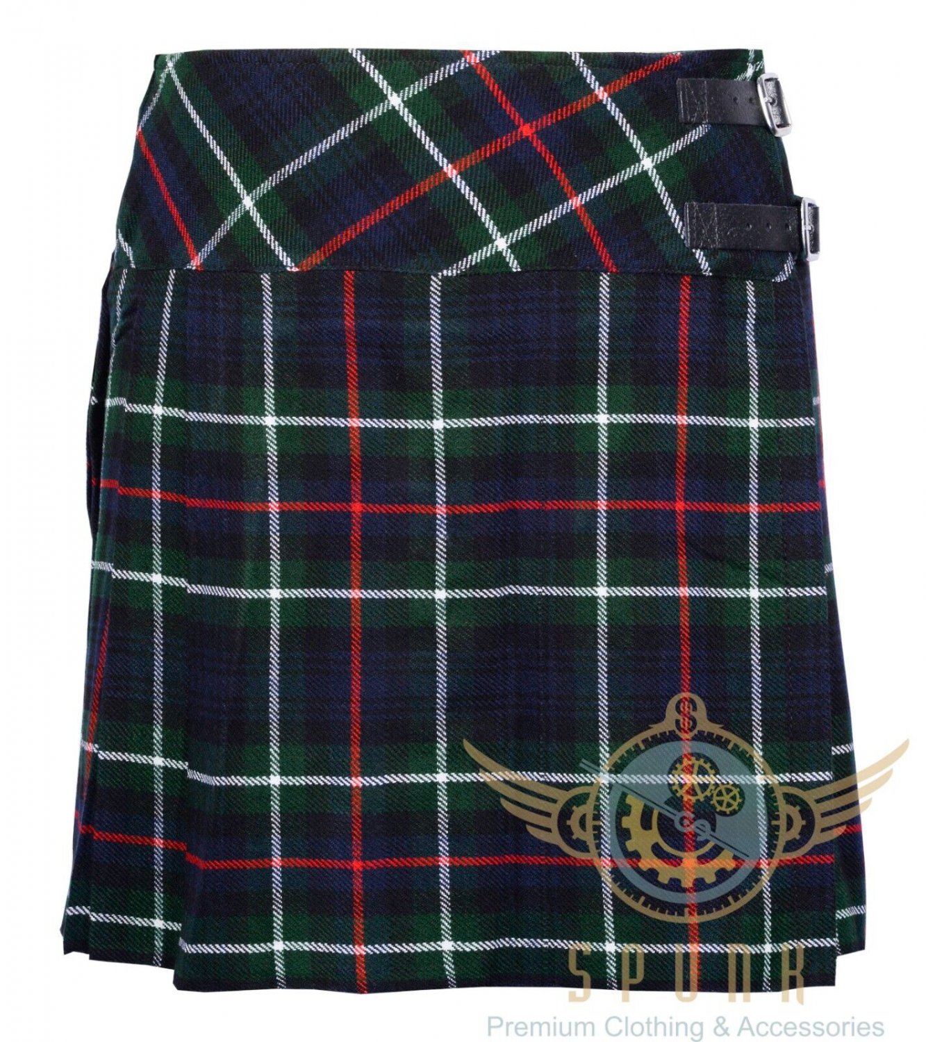 Scottish Acrylic Mackenzie Tartan Ladies Skirt for women Knee Length Tartan Pleated Kilts