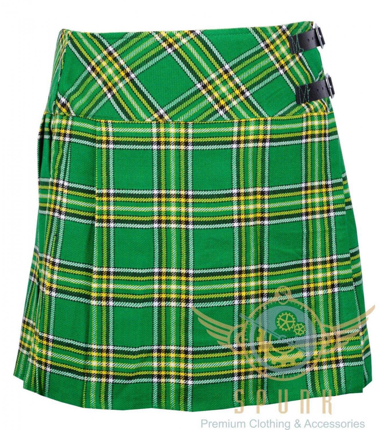 Scottish Acrylic Irish Tartan Ladies Skirt for women Knee Length Tartan Pleated Kilts