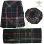 Scottish Ladies Mini Scottish National Tartan- Girls Skirt - Sash - Tam O 'Shanter Hat