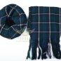 Scottish Ladies Mini Blue Douglas Tartan- Girls Skirt - Sash - Tam O 'Shanter Hat