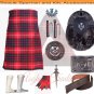 Scottish Traditional Fraser Tartan 8 Yard kilt outfit for men Kilt & accessories