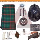 Scottish Traditional Ross Hunting Modern Tartan 8 Yard kilt outfit for men Kilt & accessories