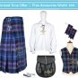 Scottish Traditional Handmade Men's Pride of Scotland Tartan 8 Yard KILT & Accessories